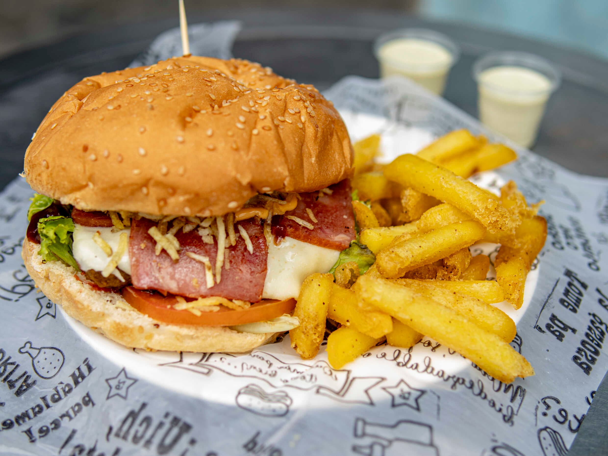 Hamburguesa la Dúo en Promo