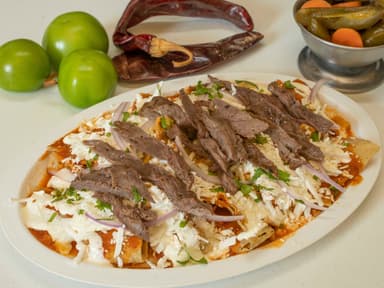 Chilaquiles con Cecina