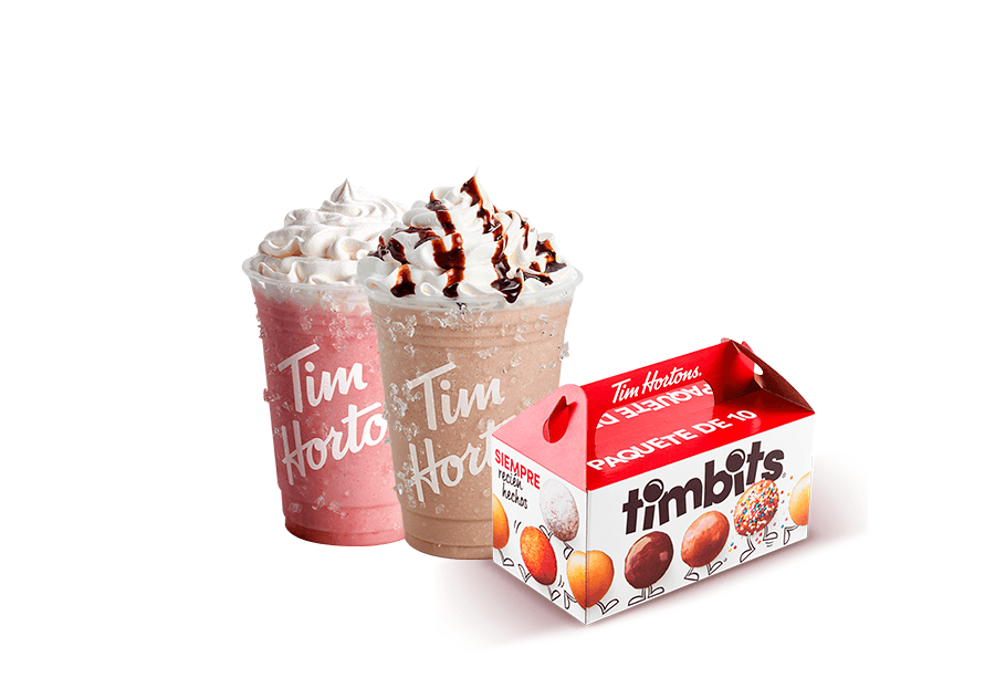 30% 2 Frappes + 10 Timbits