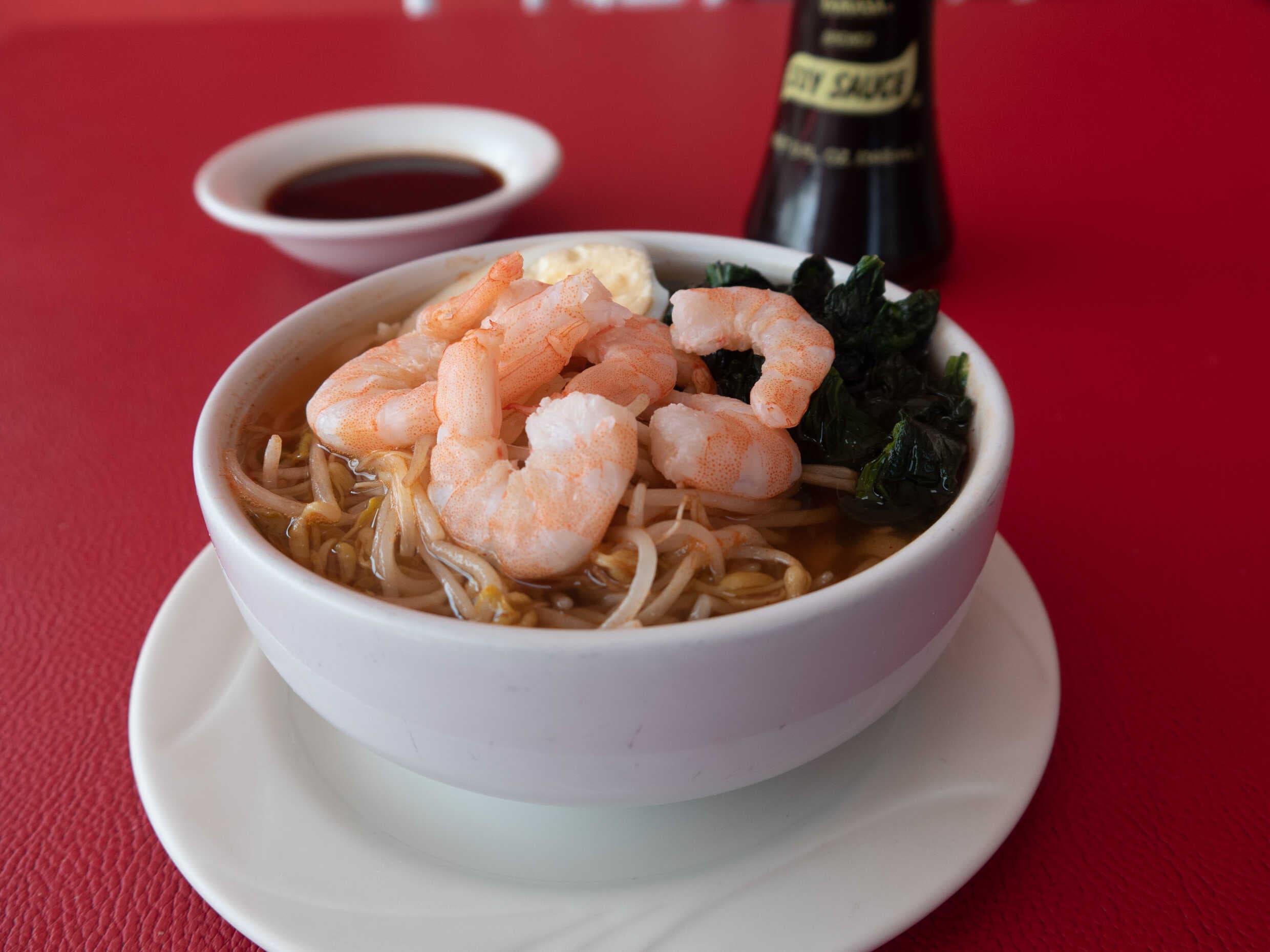 Ramen con Camarón