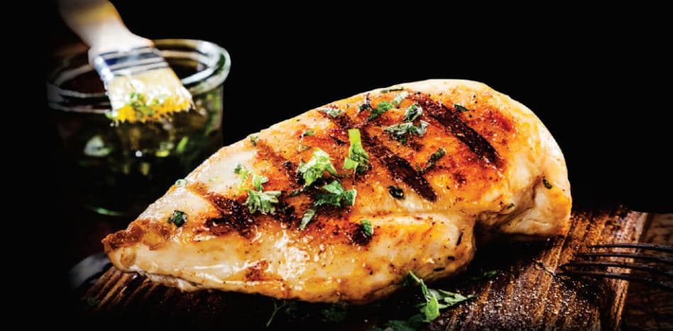 Filete De Pollo En Salsa De Champiñones.