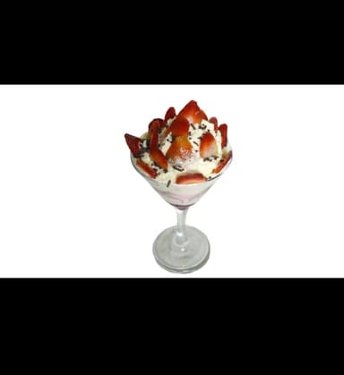 Copa Fresas con Helado