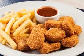 Nuggets con papas