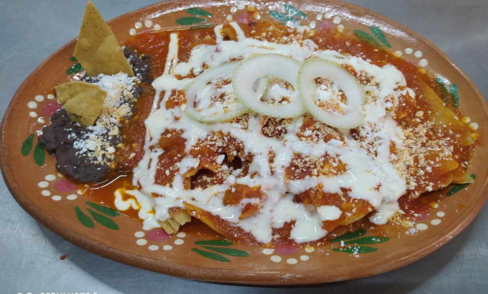 Enchiladas con carne asada