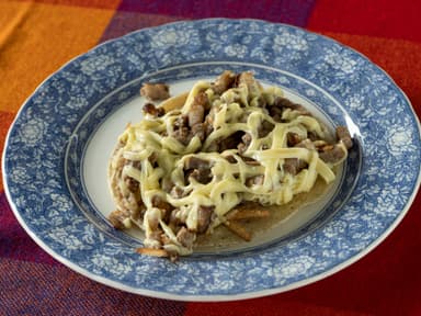 Taco Maíz Aguja Con Queso