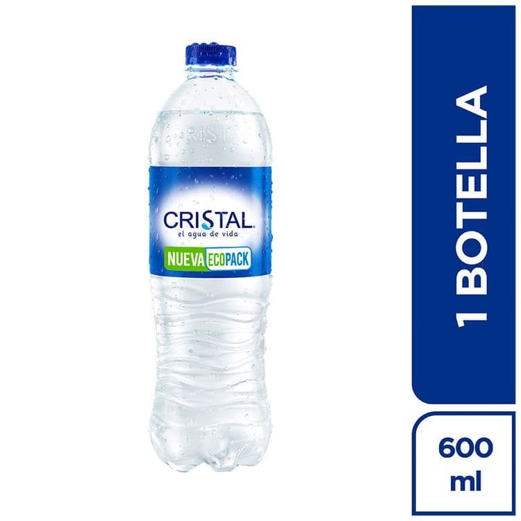 Agua CRISTAL Sin Gas 600 Ml