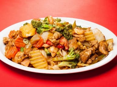 Sa Ho Fan Frito pollo