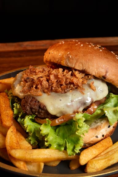 Burger Crispy al Carbón