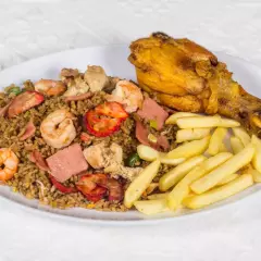 Medio Combo Arroz Ranchero 2 a 3 Porciones