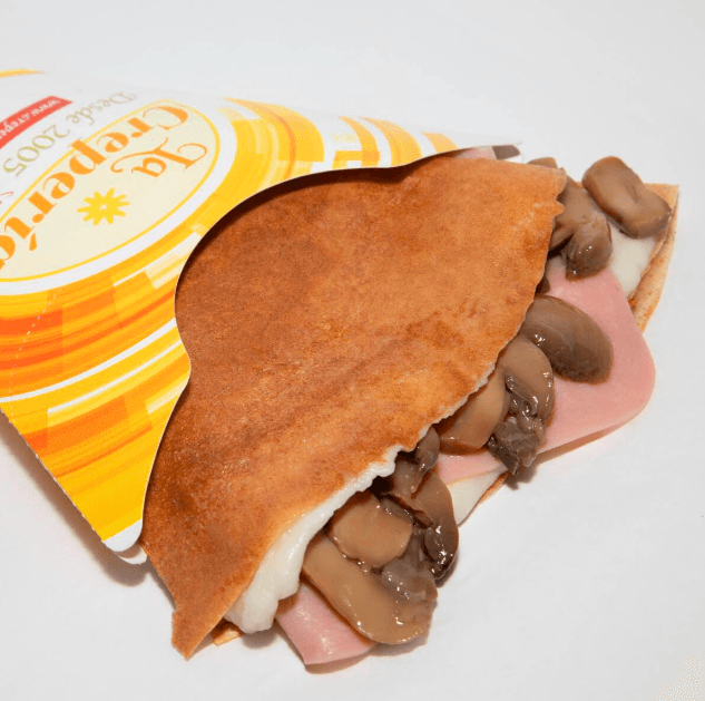 Crepa Philadelphia con Champiñones