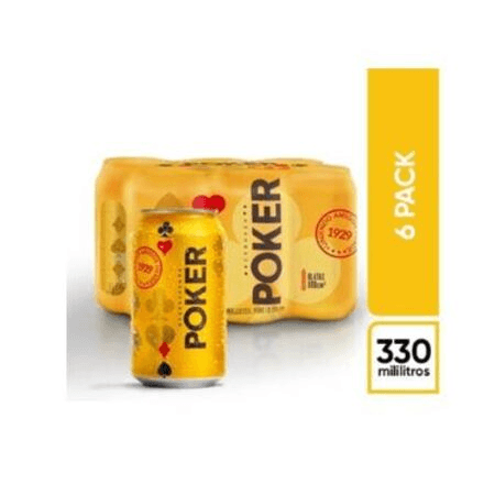 Six Pack Poker Lata 330 ml