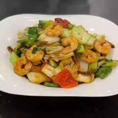 Verdura con Langostino