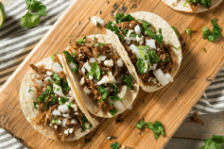 Tacos Chorizo con Papas