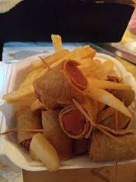 Salchitacos con Papas