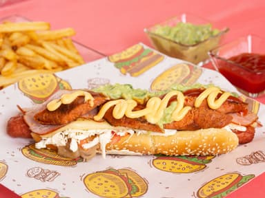 Hot Dog jumbo con papas