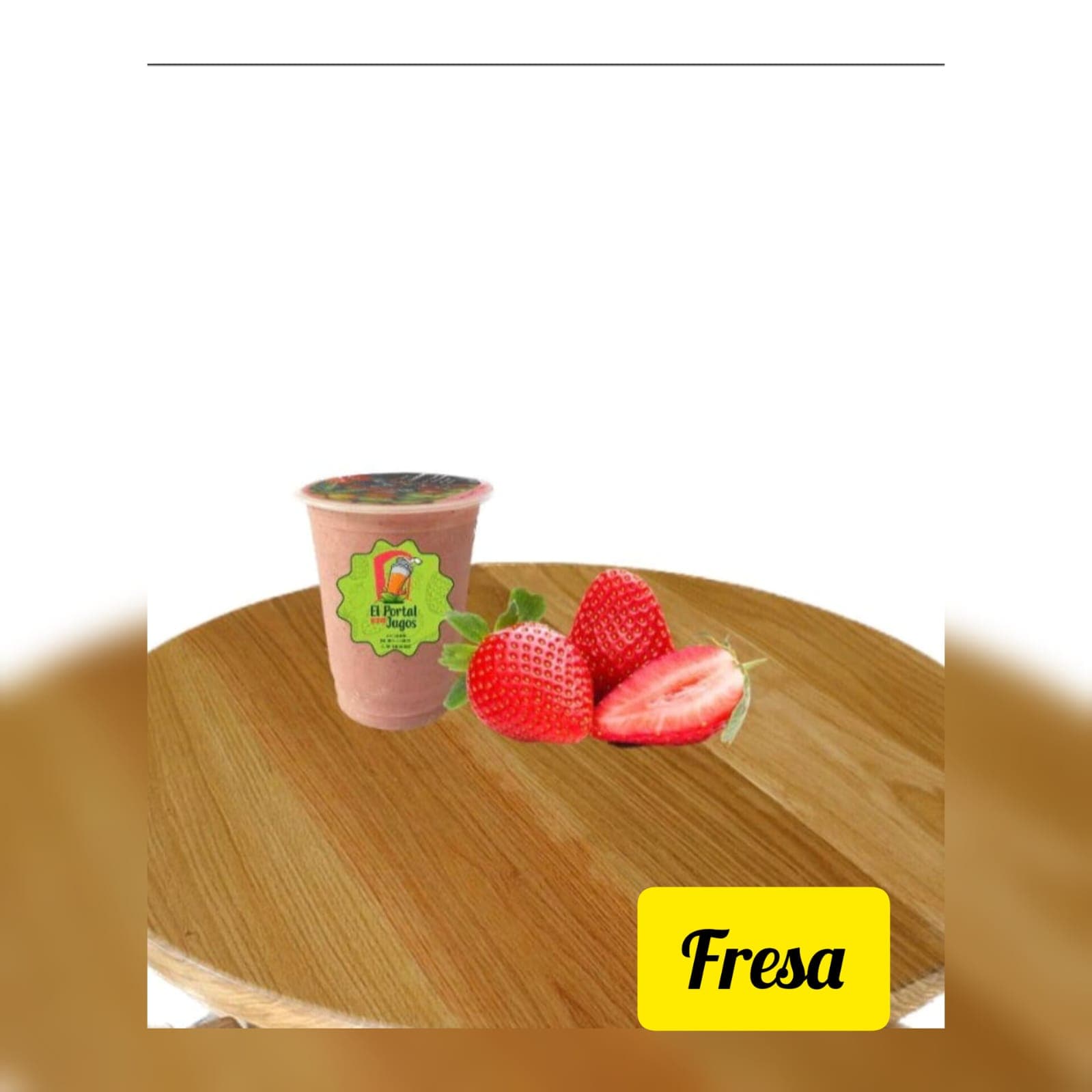 Jugo de Fresa