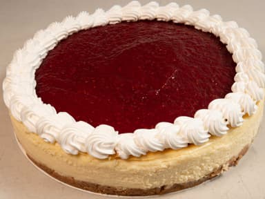 Pastel de Queso con Frambuesa