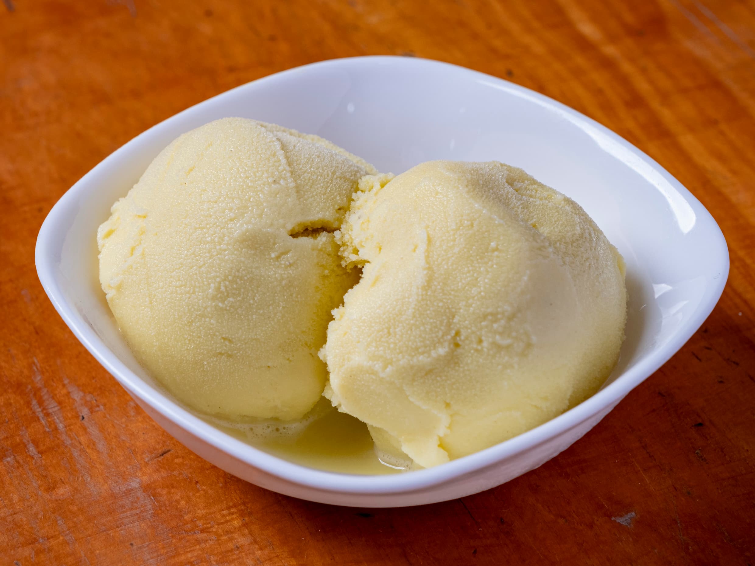 Helado de sorbetera