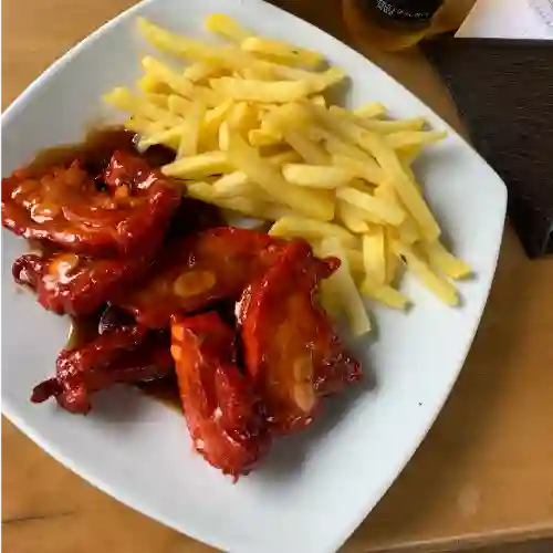Costillas a la BBQ