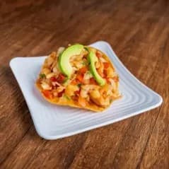 Tostada de Ceviche de Camarón