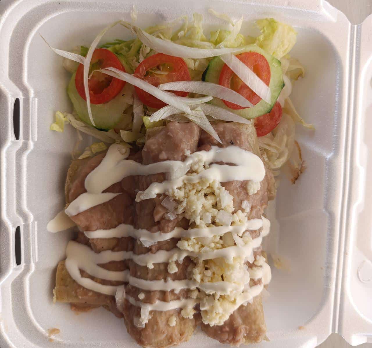 Enfrijoladas