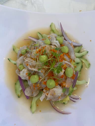 Aguachile de camarón cocido