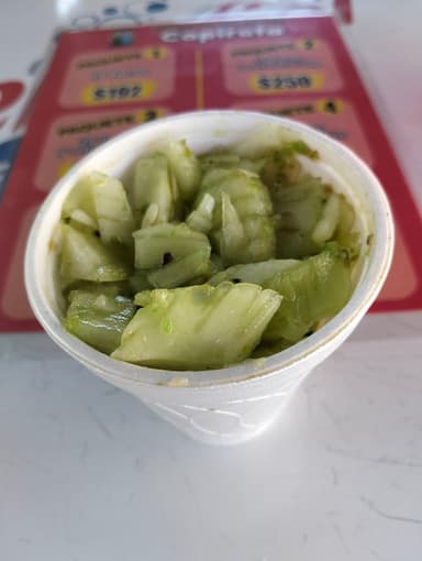 Vaso de 8 Oz de pepino con habanero verde