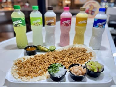 Combo-3 Huaraches enteros de pastor + 3 Aguas 🌮🥤