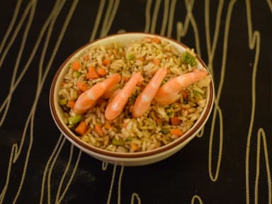 Arroz Frito con Camarón
