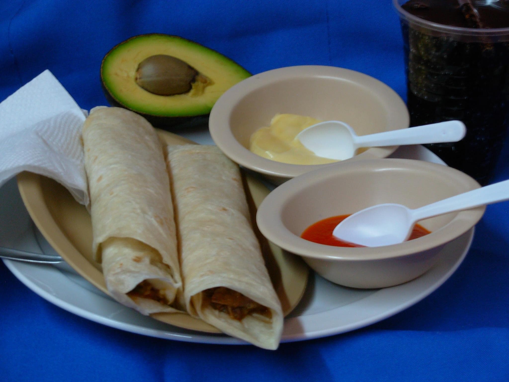 Burrito de Rajas con Queso