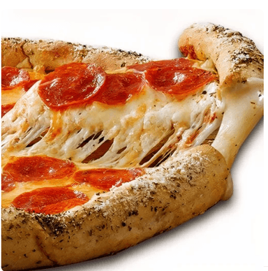 Pizza de Quesos con Orilla de Queso