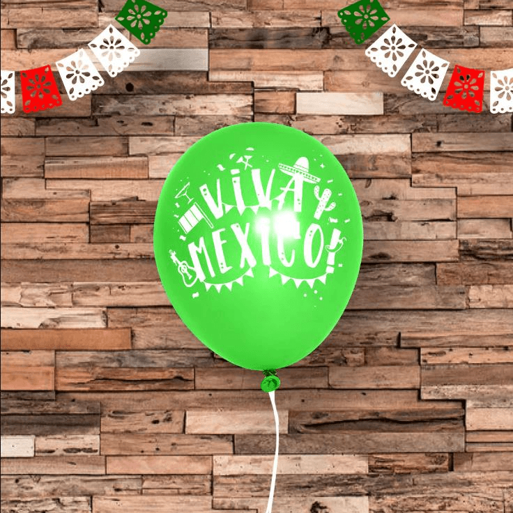 Globos para Decoración de Fiestas Patrias 5 Piezas