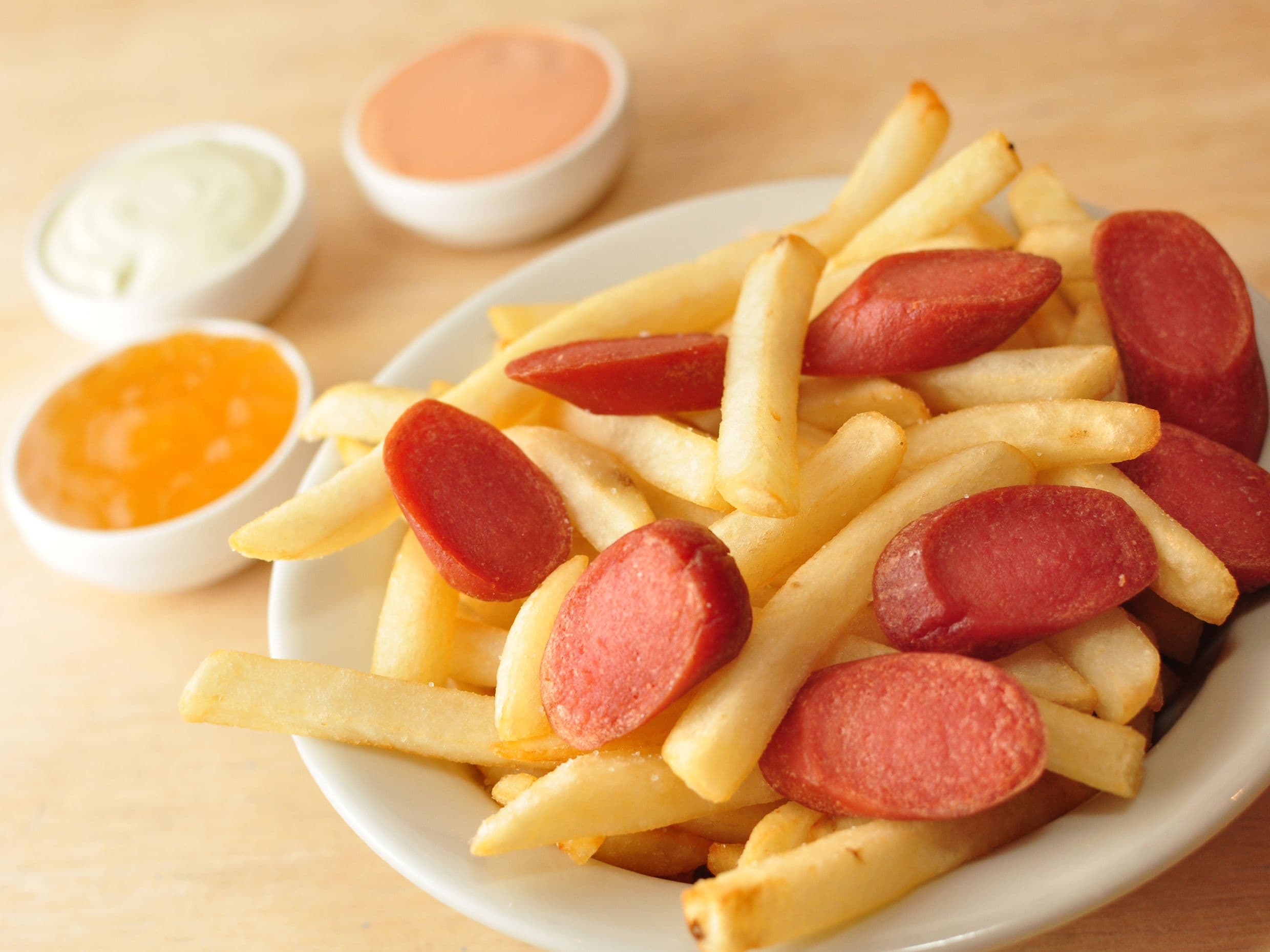 Salchipapas Pequeñas