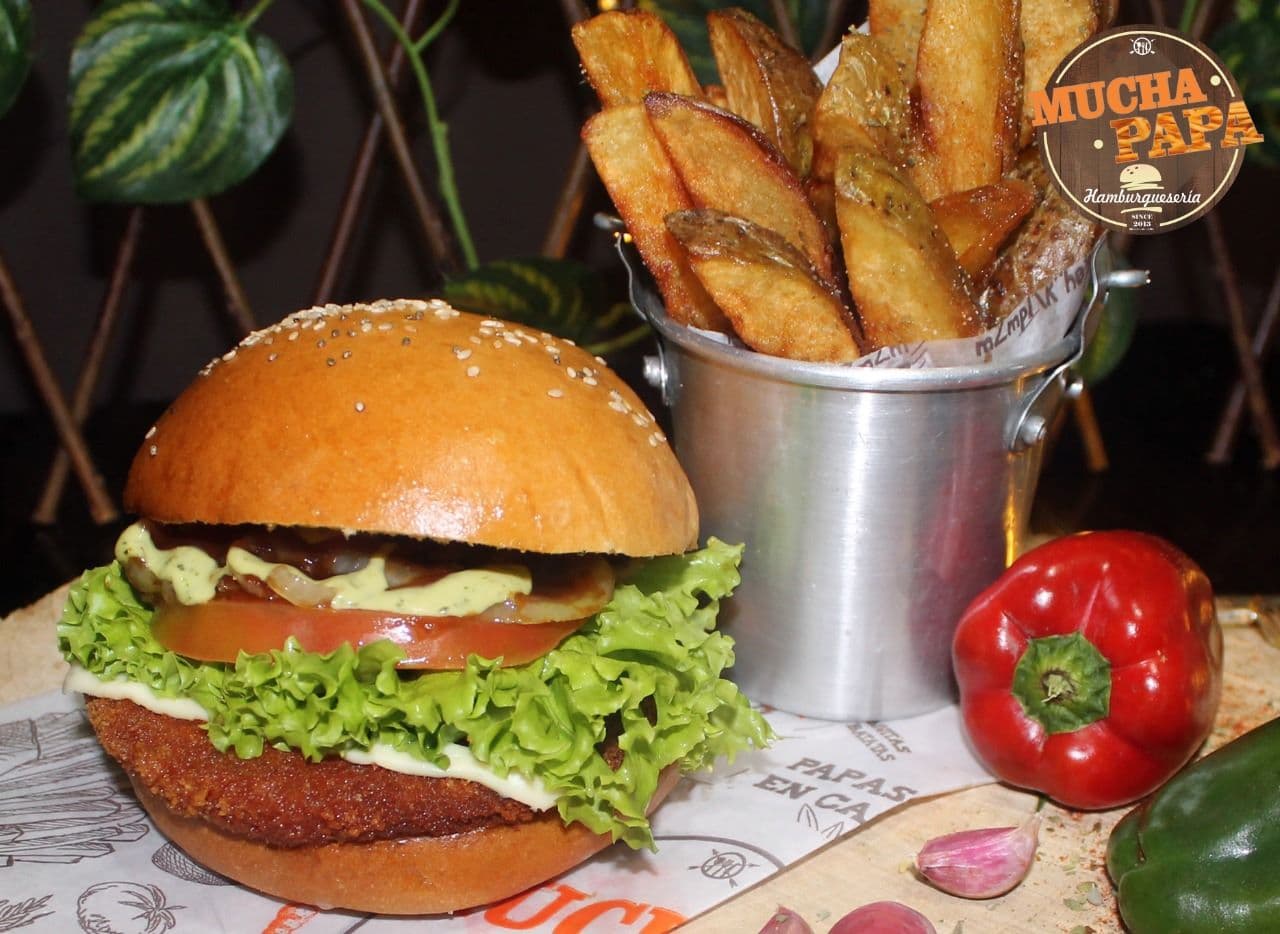 Hamburguesa Pollo Apanado