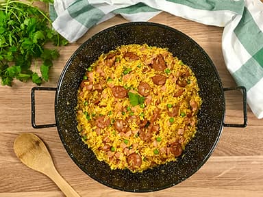 Arroz Frito con Chorizo Chino