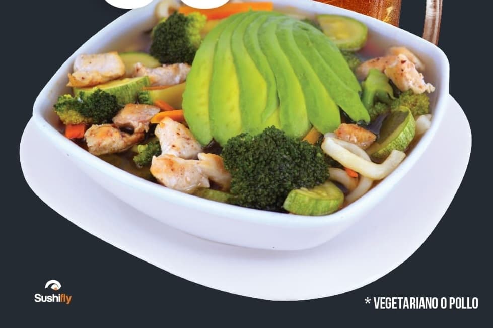 Sopa Udon Camarón