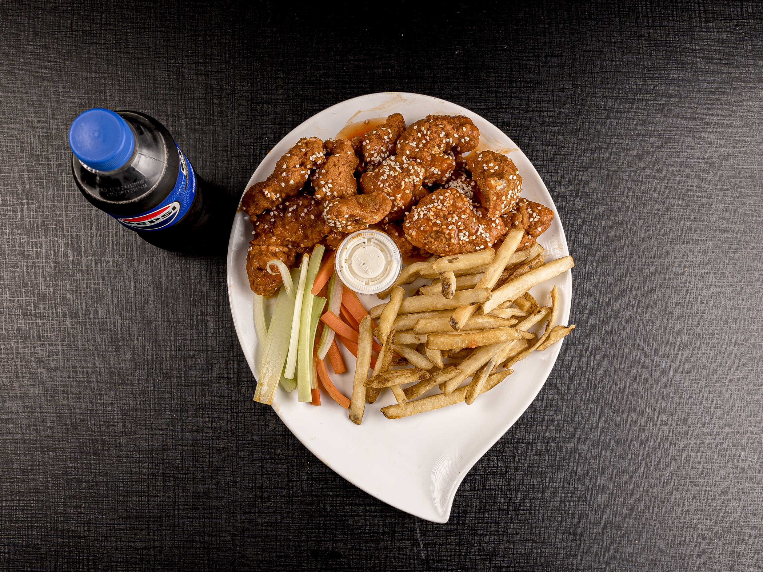 Boneless 17 and fries