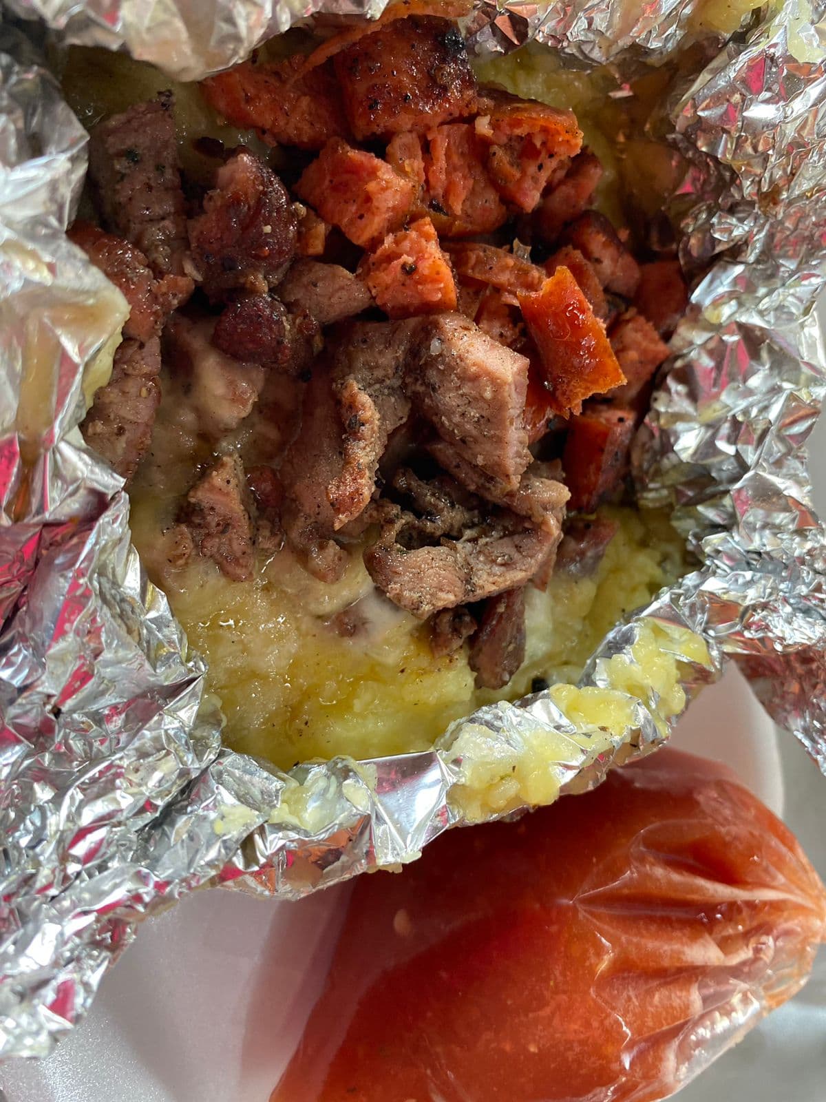 Papas Rellenas de Queso combinado