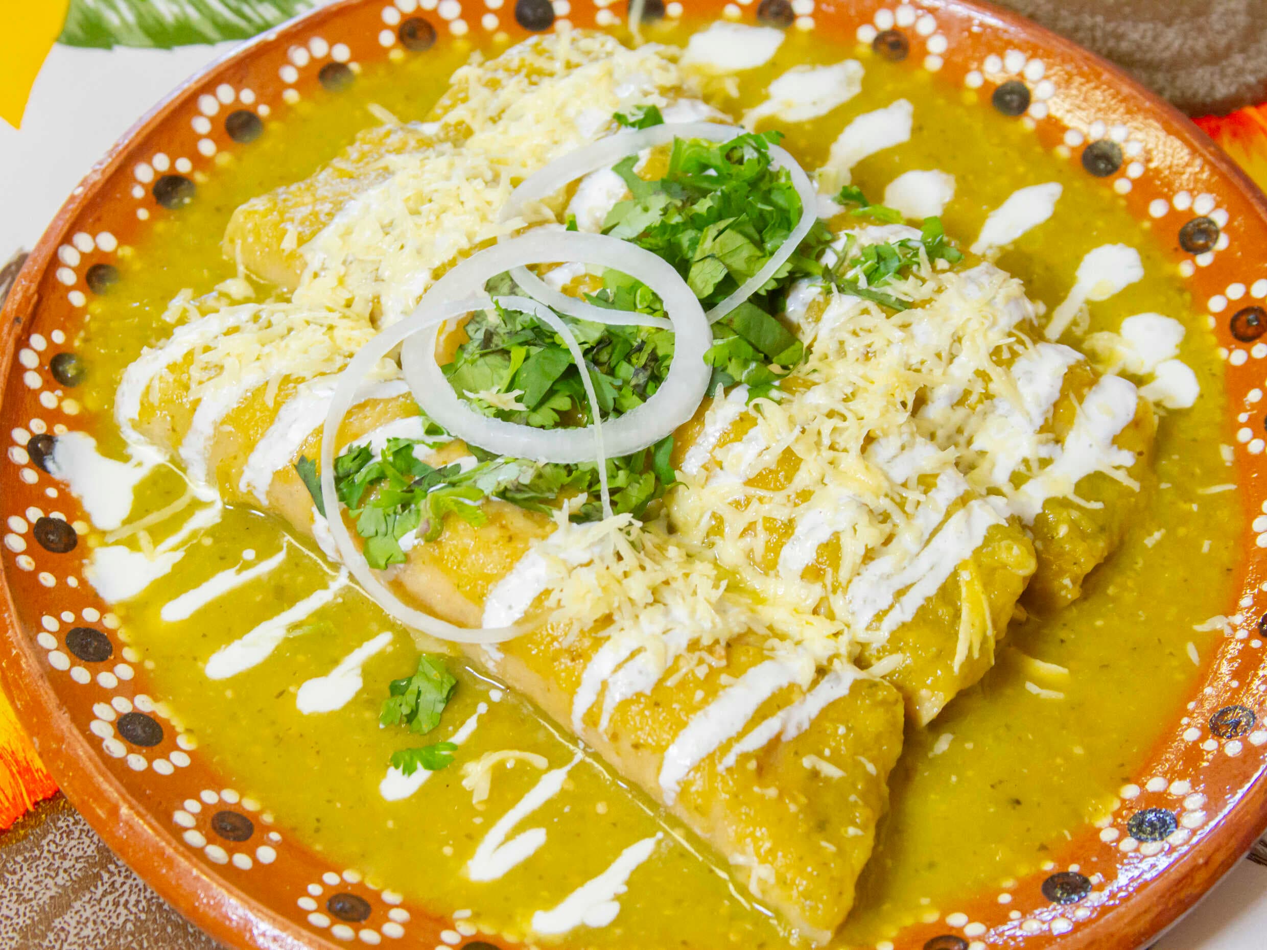Enchiladas Verdes