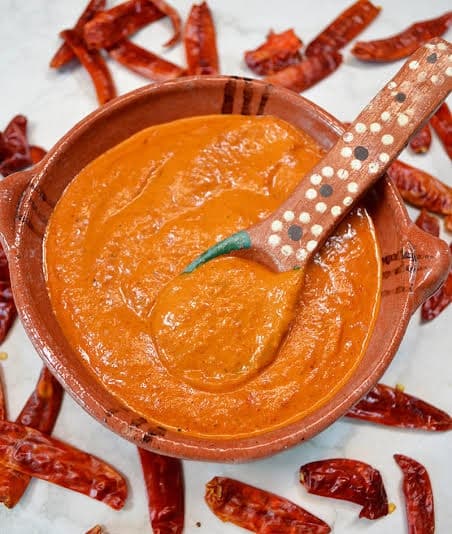 SALSA ROJA DE CHILE DE ARBOL