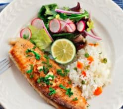 Pescado al Mojo de Ajo