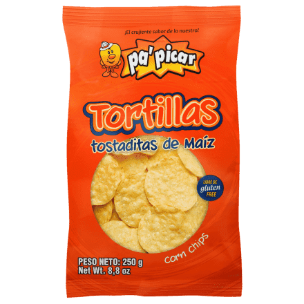 Tortillas Pequeñas Pa Picar Bolsa 250 g