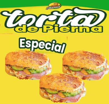 3 Tortas Especiales de Pierna