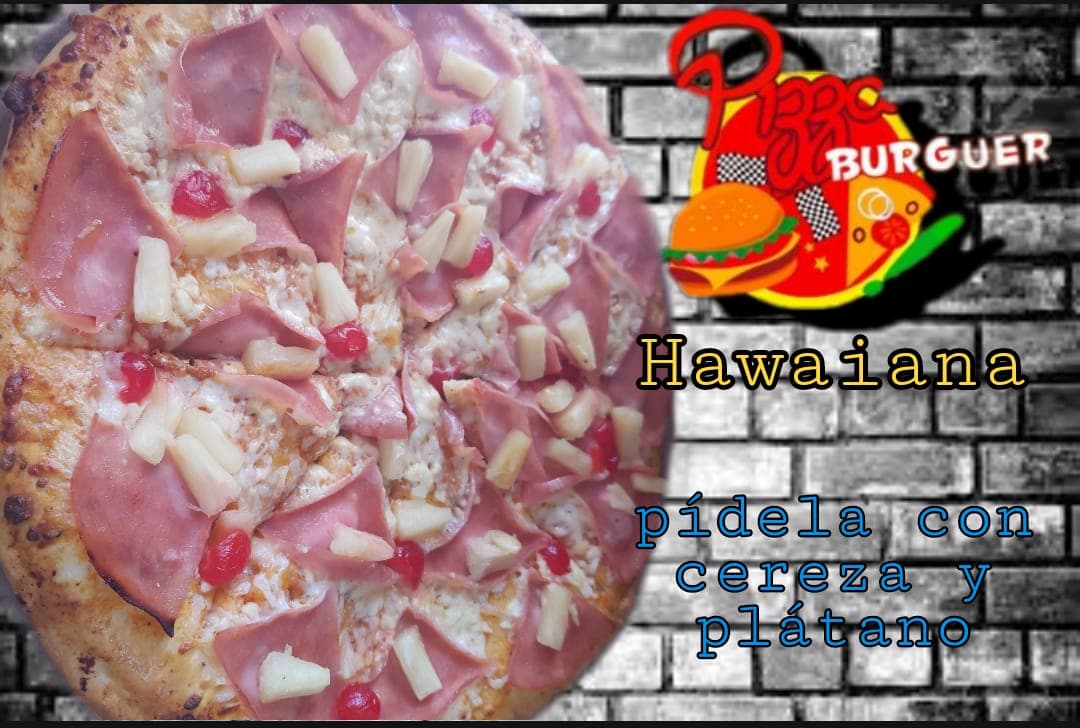 Pizza Hawaiana Familiar