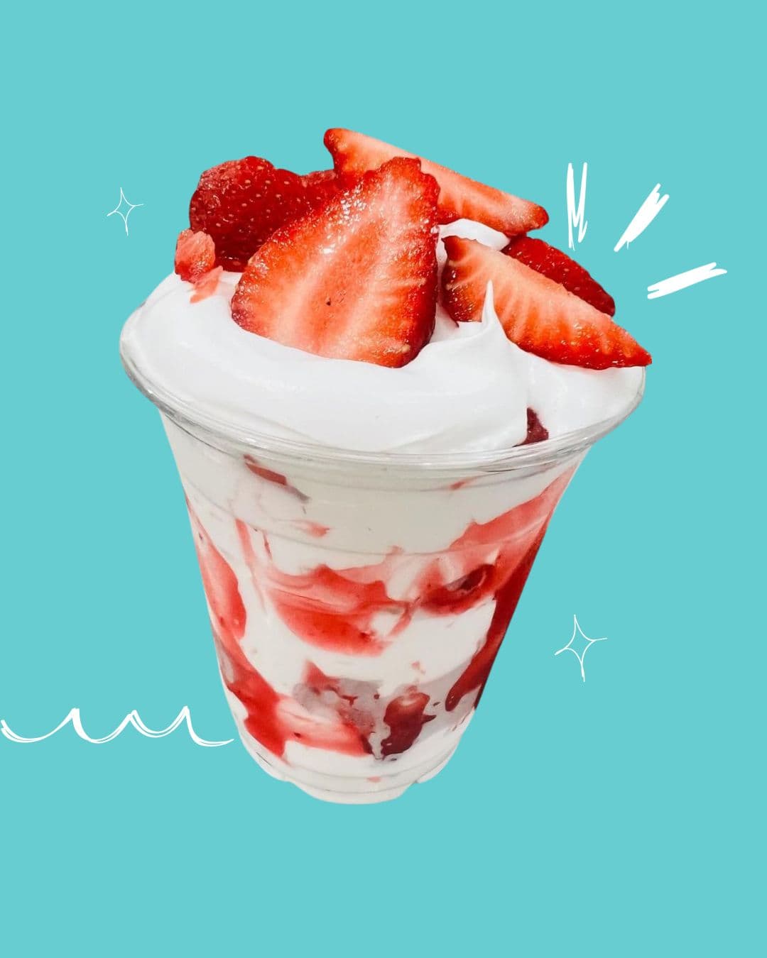 Fresas con Crema Chicas