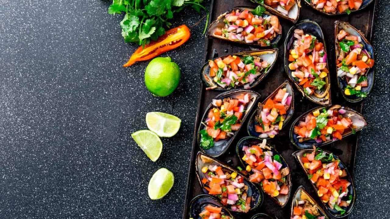 Mejillones a la Chalaca Chimú