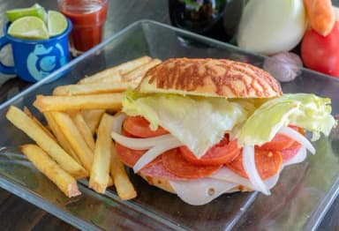 Bagel de Carnes Frías