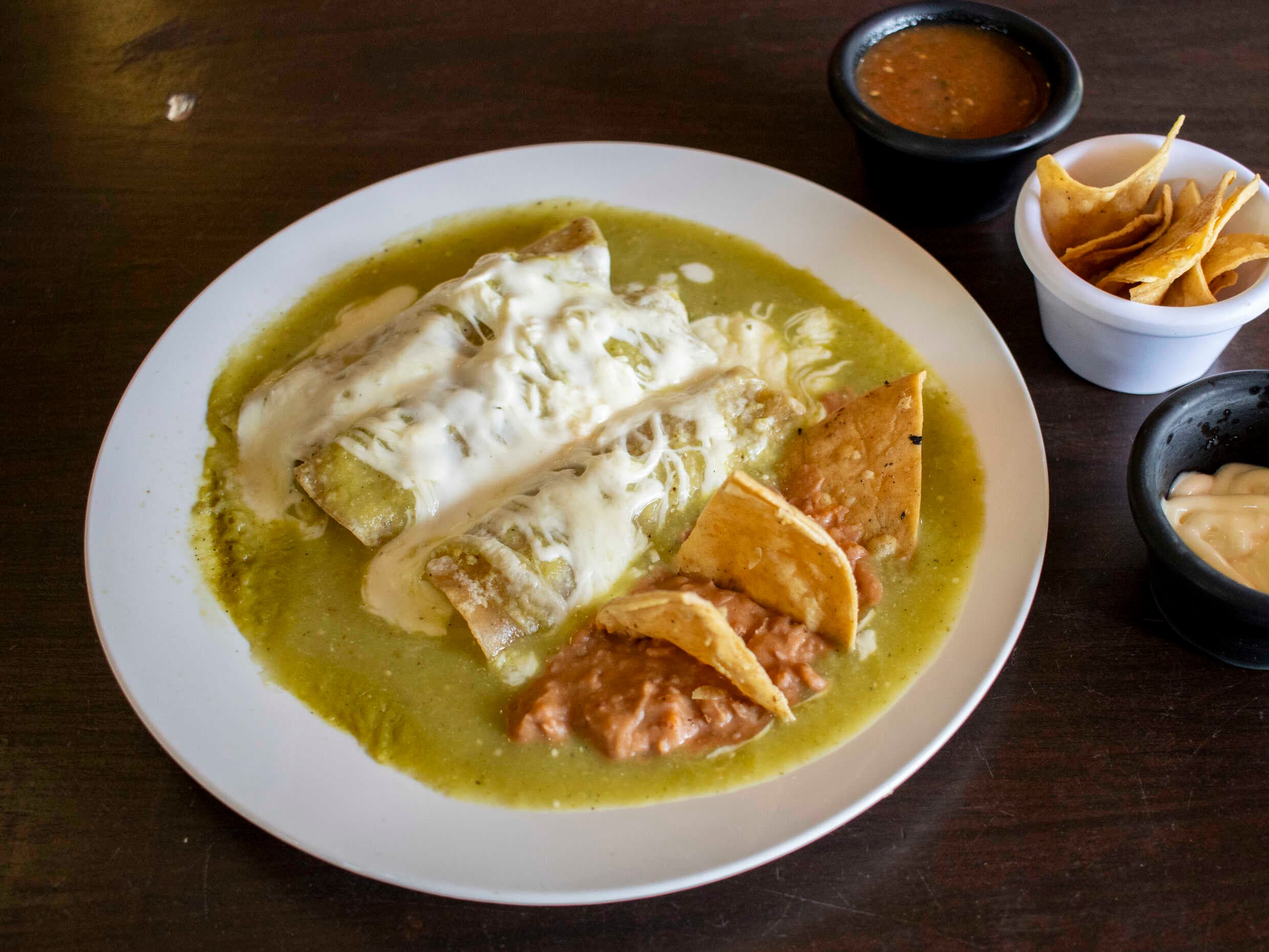 Enchiladas Verdes
