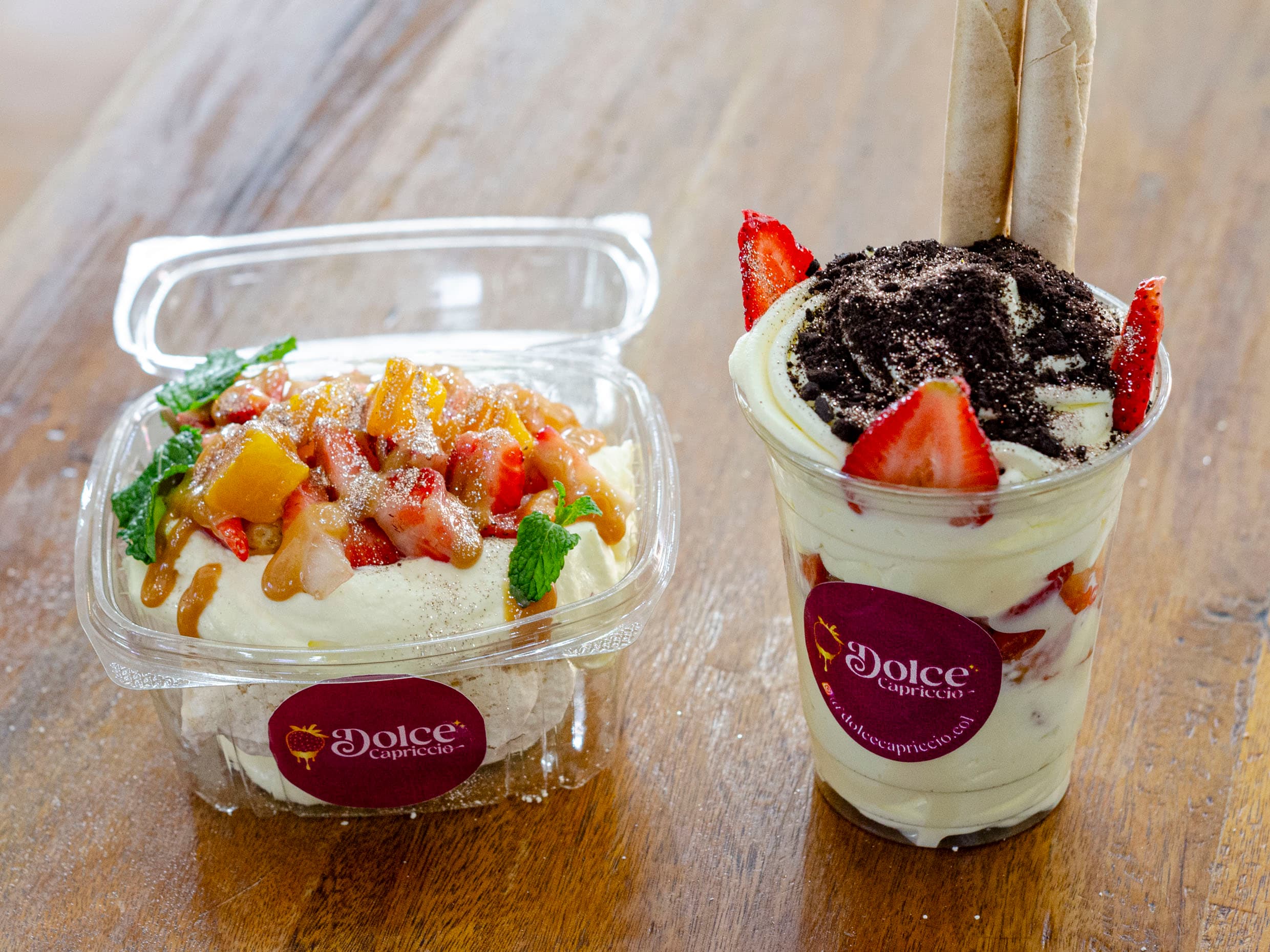 Combo Mix - Merengon con Frutas + Fresas con Crema