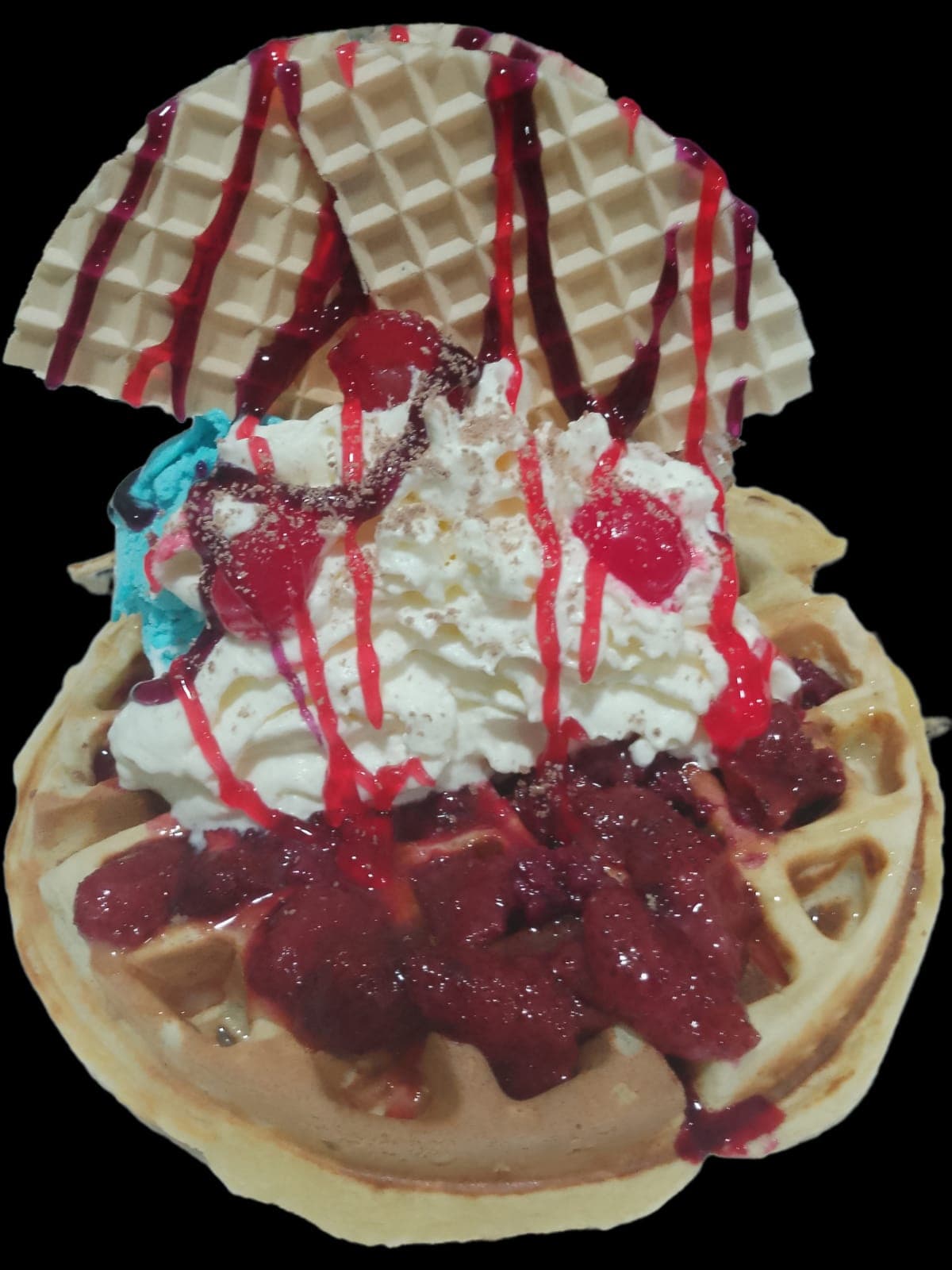 Waffle Frutos Rojos